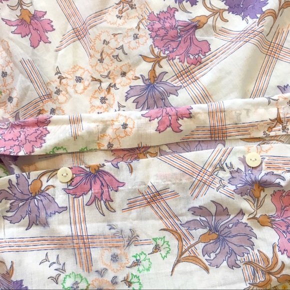 70s Vintage Floral Twin Duvet Cover - Picture 4 of 4